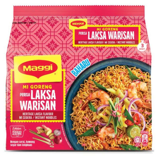 MAGGI MI GORENG LAKSA WARISAN 78G*5