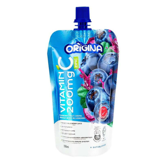 ORIGINA VITAMIN C BLUEBERRY JUICE 150ML