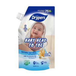 DRYPERS BABY HEAD TO TOE OAT 450ML