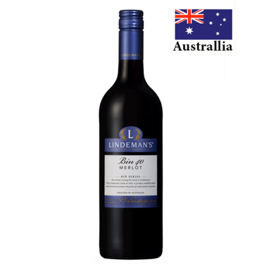 LINDEMANS BIN 40 MERLOT 750ML
