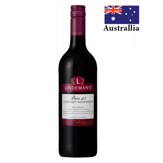 LINDEMANS BIN45 CAB. SAUV 750ML