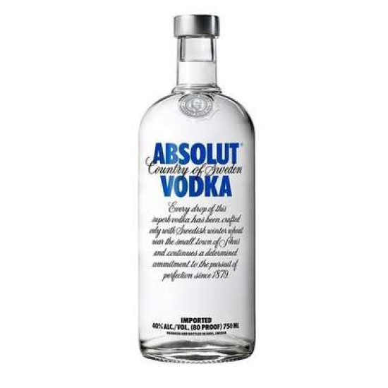 ABSOLUTE  VODKA  BLUE 700ML