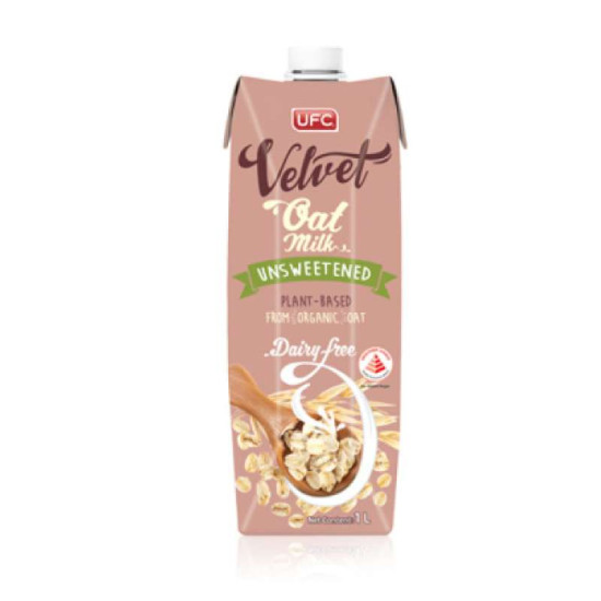 UFC VELVET OAT MILK UNSWEETENED 1L