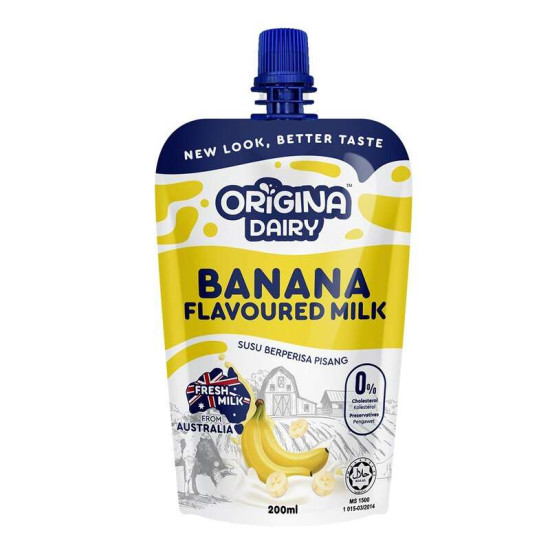 ORIGINA DAIRY BANANA MILK 200ML