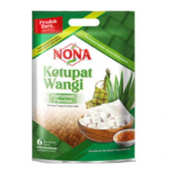NONA KETUPAT WANGI PANDAN 780GM(6*130GM) NONA KETUPAT WANGI PANDAN 780GM(6*130GM)