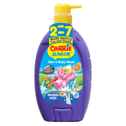 CARRIE JUNIOR HAIR & BODY WASH DOUBLE MILK 700ML CARRIE JUNIOR HAIR & BODY WASH DOUBLE MILK 700ML