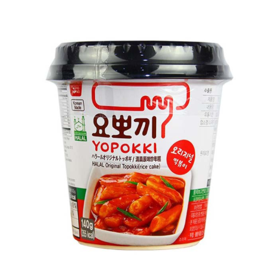 YOPOKI CUP TOPOKKI (HALAL) 120GM