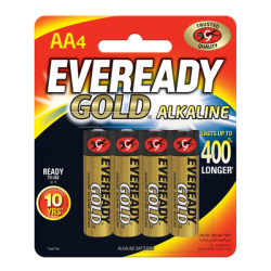 EVEREADY GOLD ALKALINE A91BP4 EVEREADY GOLD ALKALINE A91BP4