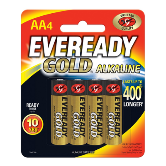 EVEREADY GOLD ALKALINE A91BP4