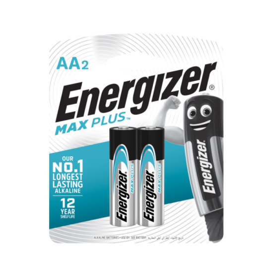 ENERGIZER MAX PLUS AA BATTERY 2PCS - EP91BP2