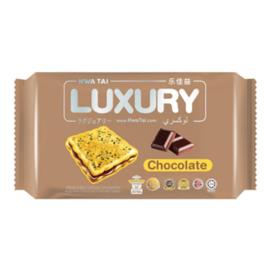 LUXURY CREAM SANDWICH CHOCOLATE 120GM