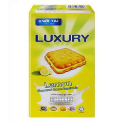 LUXURY CREAM SANDWICH LEMON 120GM LUXURY CREAM SANDWICH LEMON 120GM