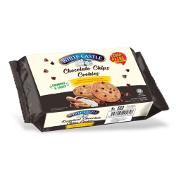 WHITE CASTLE CHOCOLATE CHIPS COOKIES 180GM WHITE CASTLE CHOCOLATE CHIPS COOKIES 180GM
