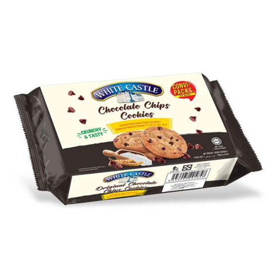 WHITE CASTLE CHOCOLATE CHIPS COOKIES 180GM