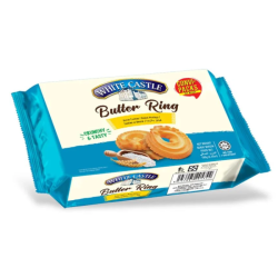 WHITE CASTLE BUTTER RING COOKIES 180GM WHITE CASTLE BUTTER RING COOKIES 180GM