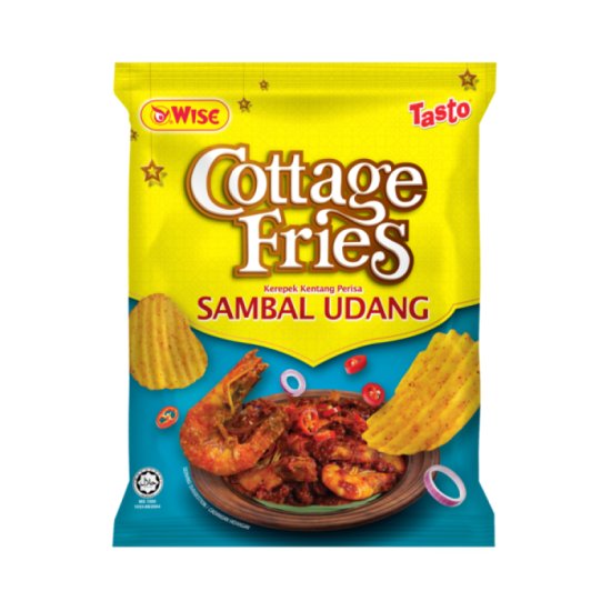 WISE COTTAGE FRIES SAMBAL UDANG 60GM