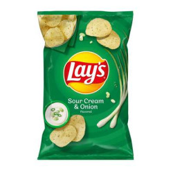 LAYS SOUR CREAM & ONION 50GM LAYS SOUR CREAM & ONION 50GM