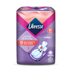 LIBRESSE MATERNITY WIDER BACK NITE WINGG 41CM 5s*3 LIBRESSE MATERNITY WIDER BACK NITE WINGG 41CM 5s*3