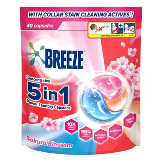 BREEZE 3IN1 CAPSULE SAKURA (V/P) 420G (40'S)