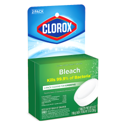 CLOROX TOILET TABLETS (BLEACH) 100G*2 CLOROX TOILET TABLETS (BLEACH) 100G*2
