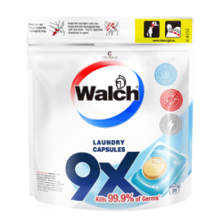 WALCH 9X ANTI BACTERIA CAPSULES (RF) 12G*36