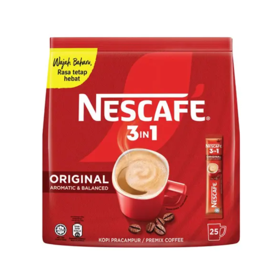NESCAFE 3IN1 ORIGINAL JIMAT PACK 25*18G