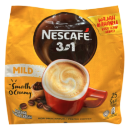 NESCAFE 3IN1 MILD JIMAT PACK 25*18G