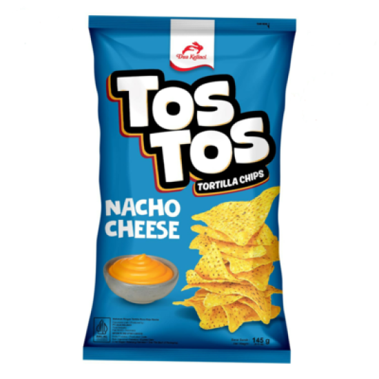 TOS TOS T/CHIPS NACHO CHEESE 145GM