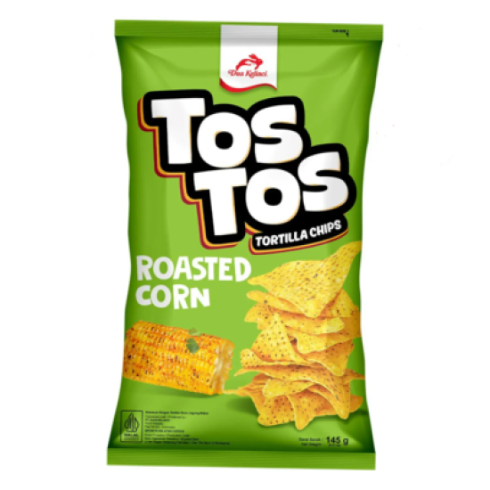 TOS TOS T/CHIPS ROASTED CORN 145GM