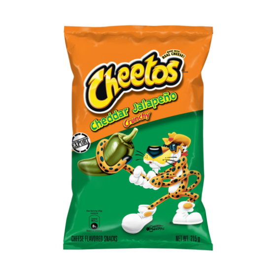 CHEETOS CRUNCHY CHEDDAR & JALAPENO 215GM