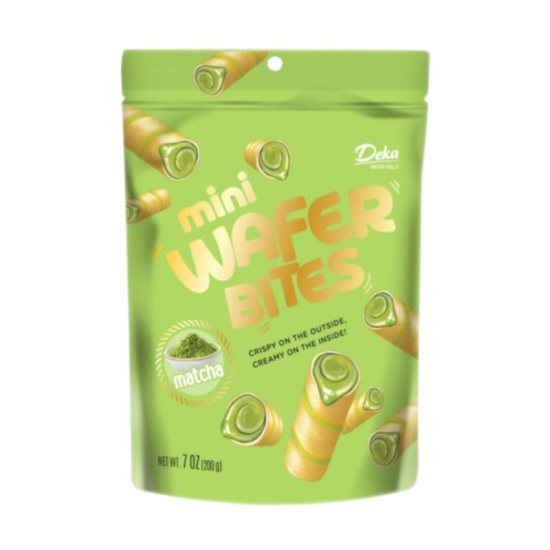 DEKA MINI WAFER BITES MATCHA 170GM DEKA MINI WAFER BITES MATCHA 170GM