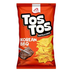 TOS TOS T/CHIPS KOREAN BBQ 145GM TOS TOS T/CHIPS KOREAN BBQ 145GM