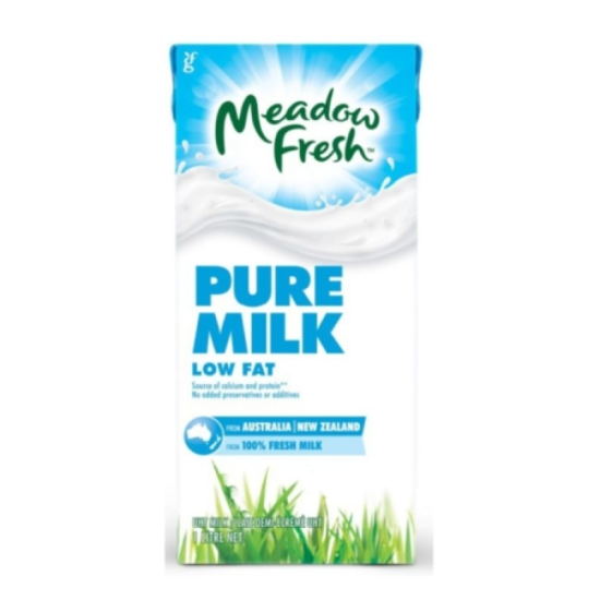 MEADOW FRESH UHT PURE MILK LOW FAT 1L