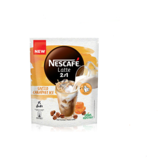 NESCAFE LATTE 2IN1 SALTED CARAMEL 15*11G