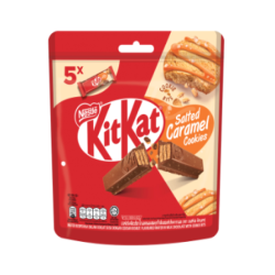 KIT KAT SALTED CARAMEL COOKIES 17G*5 KIT KAT SALTED CARAMEL COOKIES 17G*5
