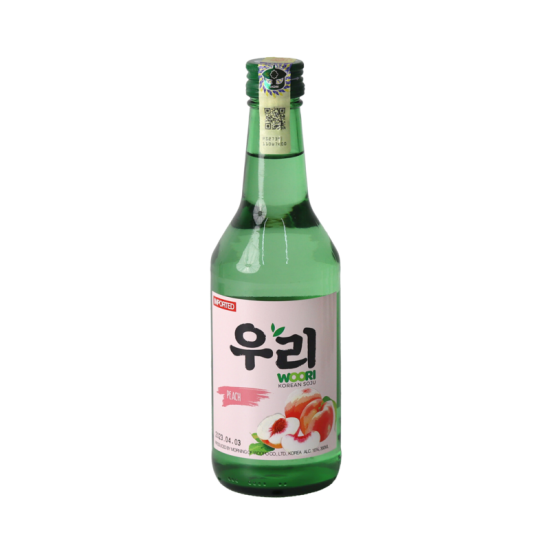 WOORI KOREAN SOJU PEACH 360ML