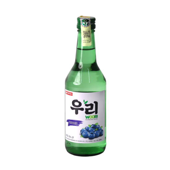 WOORI KOREAN SOJU BLUEBERRY 360ML