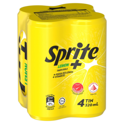 SPRITE LEMON PLUS 320ML*4 SPRITE LEMON PLUS 320ML*4