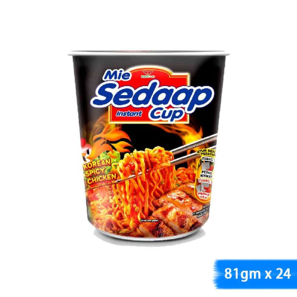 MI SEDAAP CUP KOREAN SPICY 81GM *24