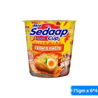 MI SEDAAP CUP M.PACK AYAM JERIT 75GM*6 *4