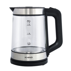 KHIND 1.7L GLASS JUG KETTLE EK171G(BLACK) KHIND 1.7L GLASS JUG KETTLE EK171G(BLACK)