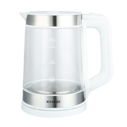 KHIND 1.7L GLASS JUG KETTLE EK171G (WHITE) KHIND 1.7L GLASS JUG KETTLE EK171G (WHITE)