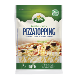 ARLA PIZZATOPPING SHREDDED CHEESE 175G ARLA PIZZATOPPING SHREDDED CHEESE 175G