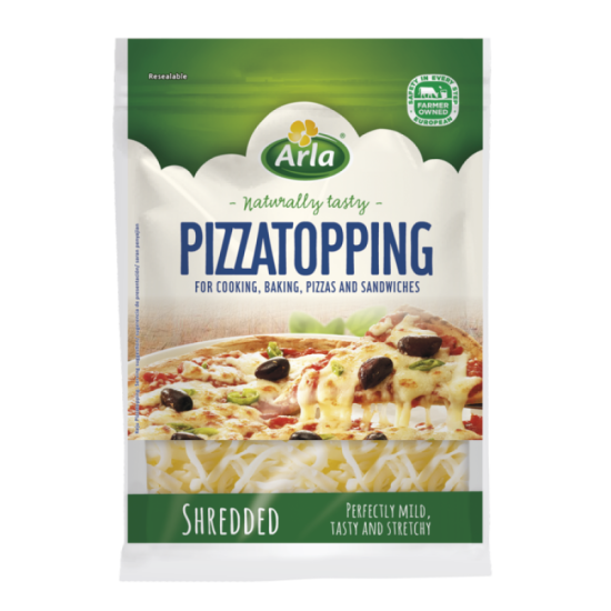 ARLA PIZZATOPPING SHREDDED CHEESE 175G