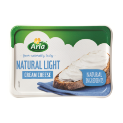 ARLA CREAM CHEESE NATURAL LIGHT 150G ARLA CREAM CHEESE NATURAL LIGHT 150G