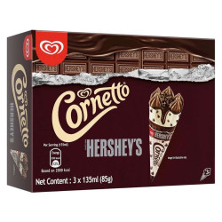WALL'S CORNETTO HERSHEYS 135ML*3 WALL'S CORNETTO HERSHEYS 135ML*3