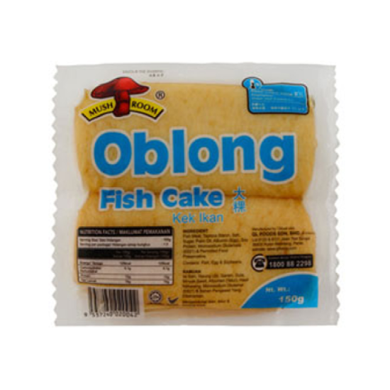 MUSHROOM OBLONG FISH CAKE 150GM