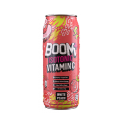 BOOM+ ISOTONIC VITAMIN C WHITE PEACH 325ML BOOM+ ISOTONIC VITAMIN C WHITE PEACH 325ML