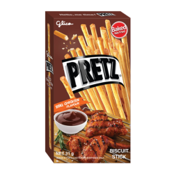 GLICO PRETZ BBQ CHICKEN 31GM GLICO PRETZ BBQ CHICKEN 31GM
