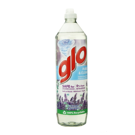 GLO DISHWASH PURE & CLEAR LAVENDER 800ML